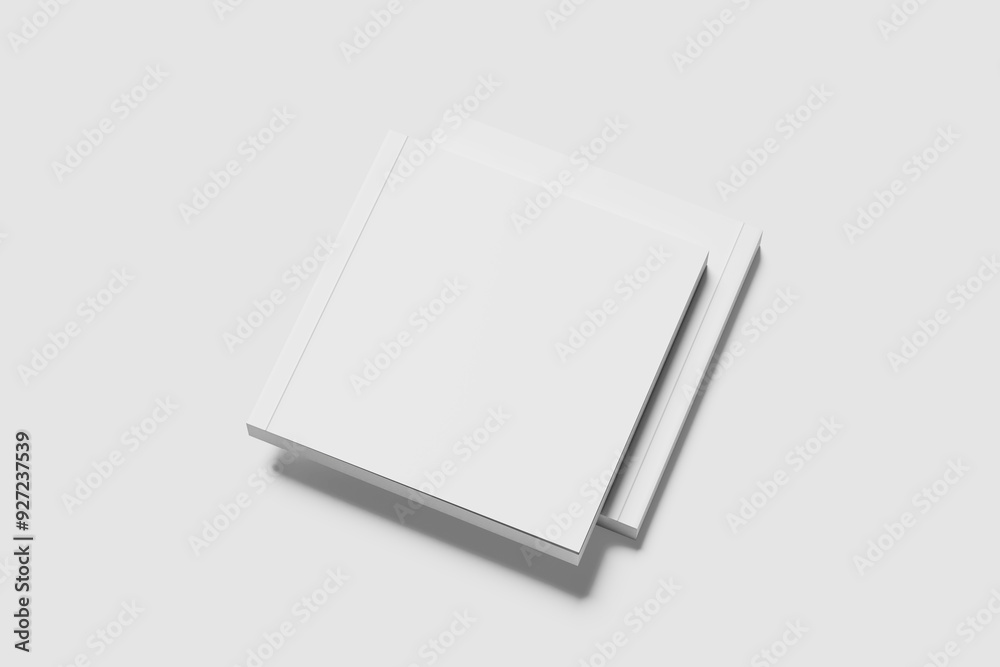 Square Magazine Blank Mockup Square Magazine Blank Mockup