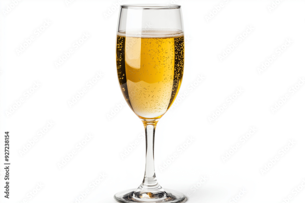 champagne glass on a white background champagne glass on a white background