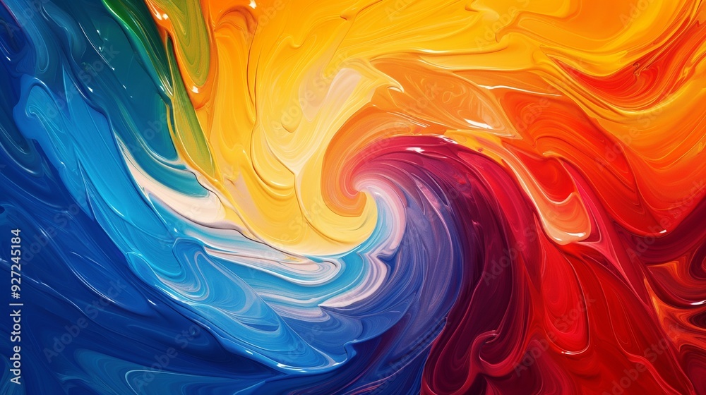 A vibrant, abstract oil paint swirl texture, with rich colors blending into one another, ideal for dynamic and creative graphic designs. A vibrant, abstract oil paint swirl texture, with rich colors blending into one another, ideal for dynamic and creative graphic designs.