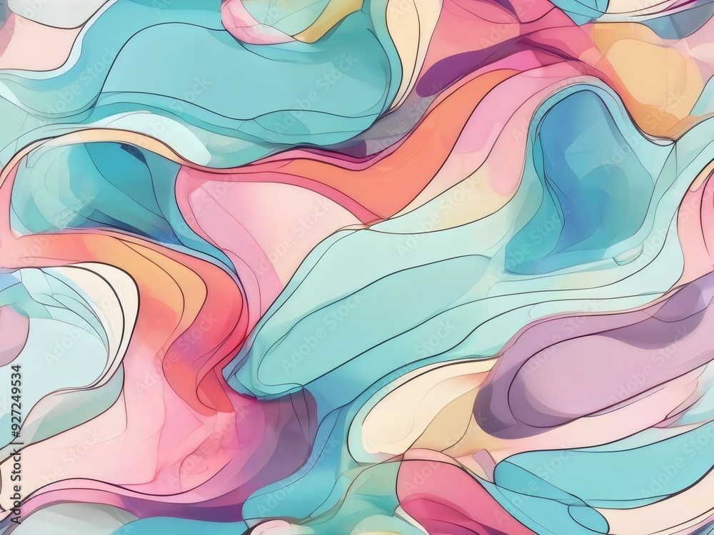 Seamless Pastle color abstract background Seamless Pastle color abstract background