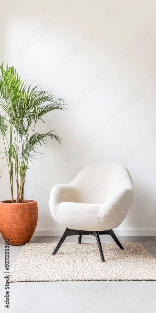 Scandinavian living room interior design composition in neutral colors and elegant decoration. Scandinavian living room interior design composition in neutral colors and elegant decoration.