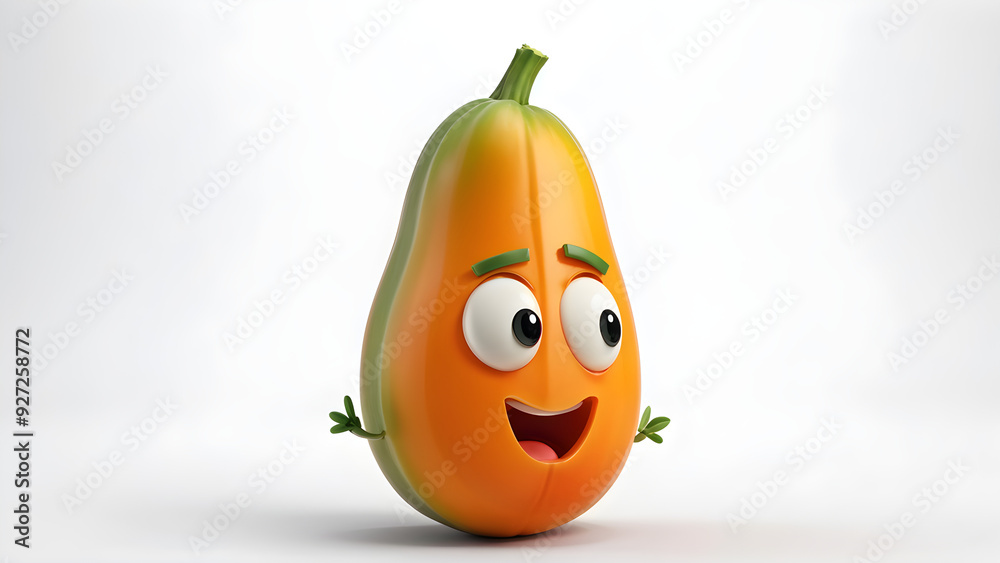 Obraz premium papaya cartoon