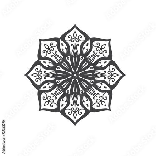 Mandalas for coloring book. Decorative round ornaments. Vintage decorative elements. Oriental pattern, vector illustration. mandala for Henna, Mehndi, tattoo, decoration.