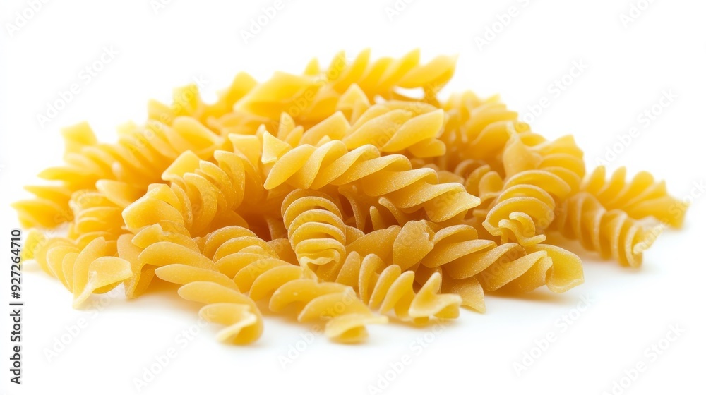 Pasta on white Pasta on white
