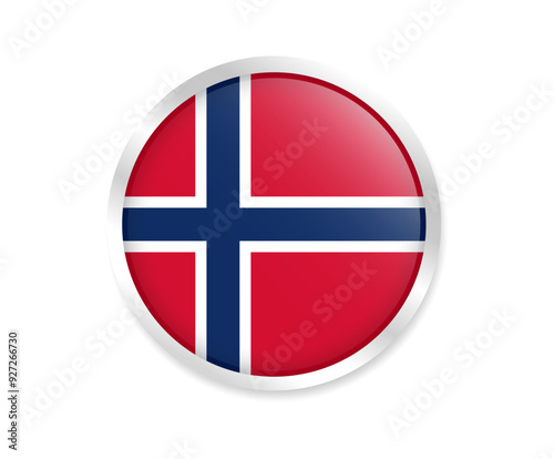 Free Download Flag of Norway. Round flag. Flag icon. Circle flag icon logo vector illustration EPS - GFXLoad