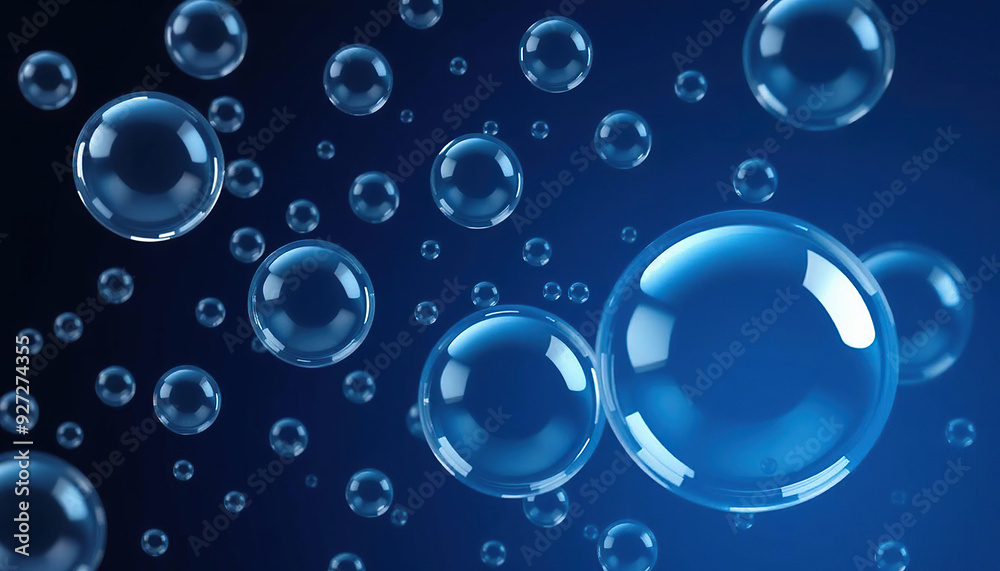 Sparkling Tiny Bubbles Drifting in the Air Sparkling Tiny Bubbles Drifting in the Air