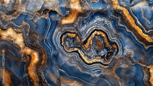 Detailed view of pietersite...
