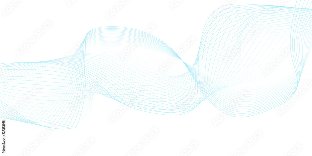 White wave curve lines banner background design. Abstract soft wave lines dynamic flowing blue light isolated background. Vector Illustration of the blue pattern of lines. stripes on white. White wave curve lines banner background design. Abstract soft wave lines dynamic flowing blue light isolated background. Vector Illustration of the blue pattern of lines. stripes on white.
