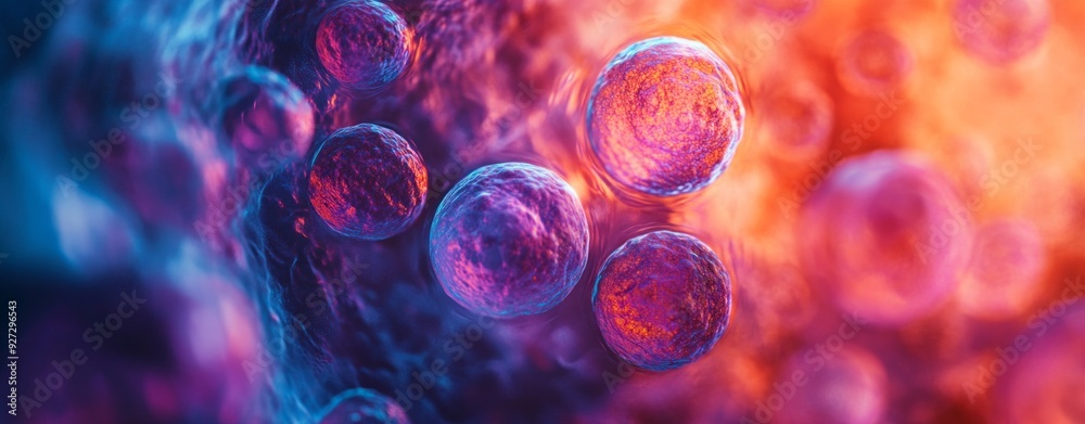 An image of the early stages of embryo development under a microscope ...