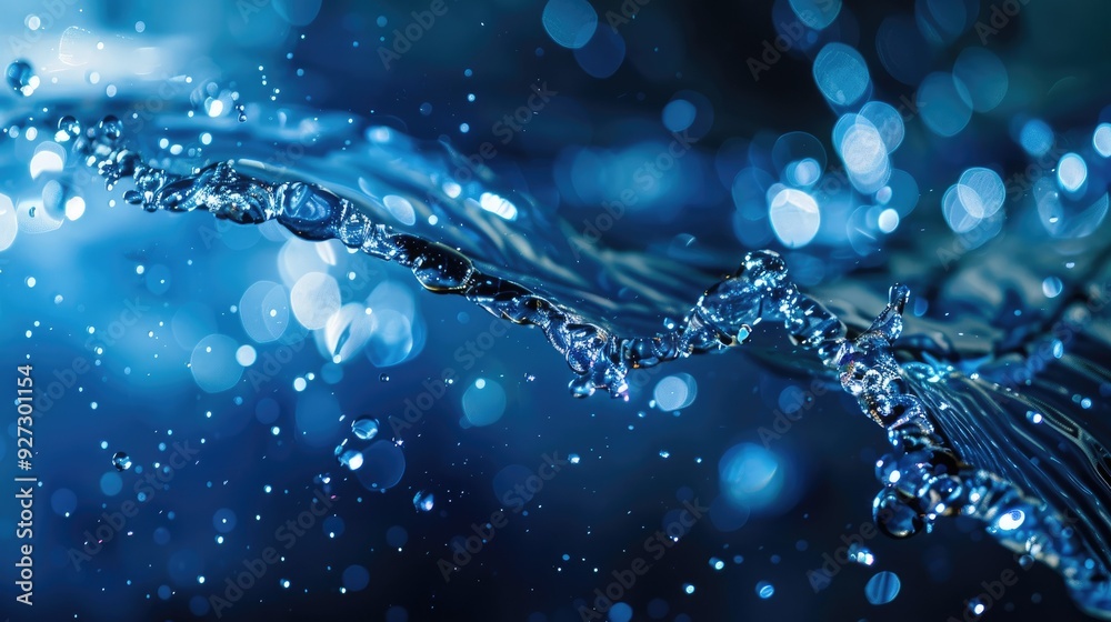 Water action photo of state of artificial intelligence in tech AI generated Water action photo of state of artificial intelligence in tech AI generated