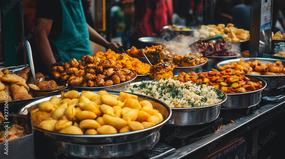 Obraz premium thai food market