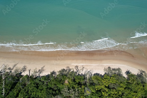 Aerial photo of Cow Bay Daintree Queensland Australia