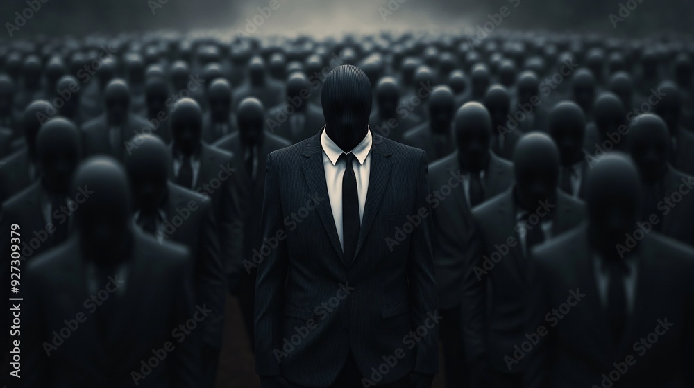 Fototapeta premium Faceless Business Men in Suits