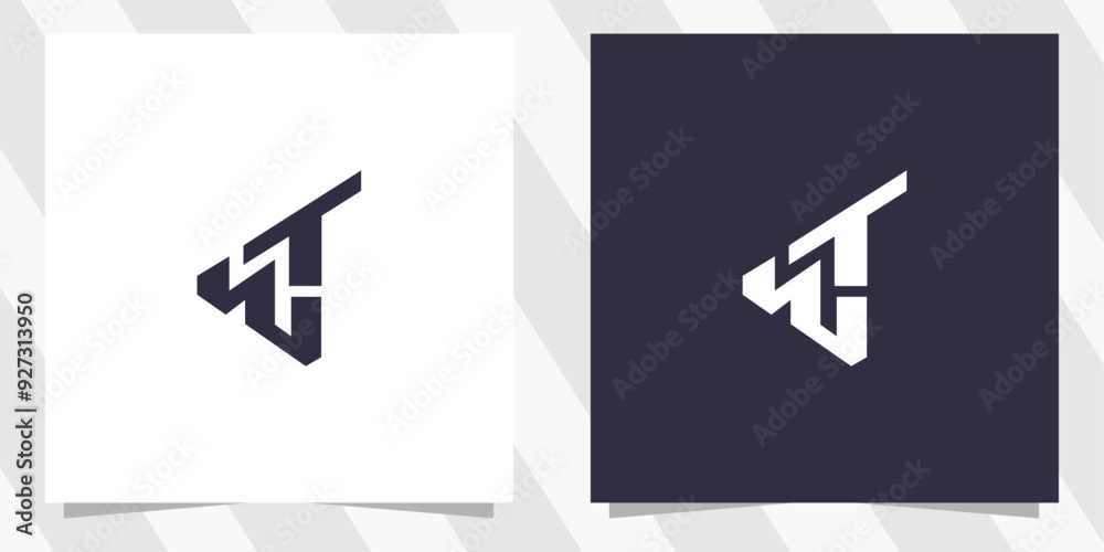 letter wt tw logo design vector letter wt tw logo design vector