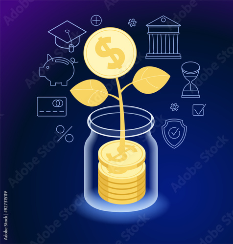 Financial management training. Financial literacy lessons online. Personal expenses, business payments, insurance, retirement savings. Investing money in education.