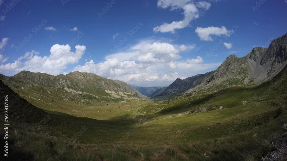 High Pyrenees in summer, timelapse High Pyrenees in summer, timelapse
