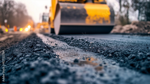 Road construction.