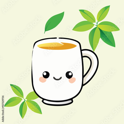 Milk Tea vector logo