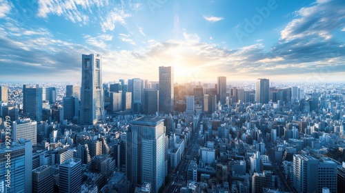 Tokyo Skyline at Sunset