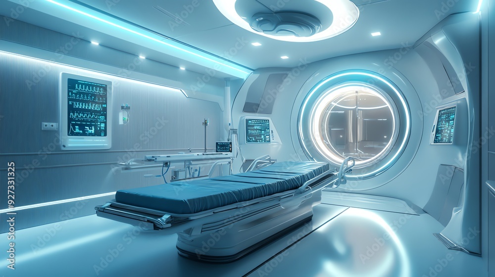 Futuristic Hospital Room Interior Design Futuristic Hospital Room Interior Design