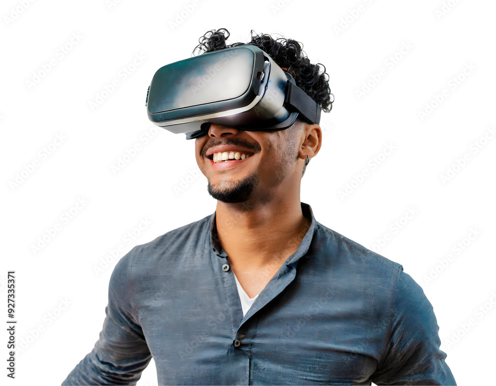 A person in virtual glasses flies to pixels. The woman with glasses of virtual reality. Generative AI. A person in virtual glasses flies to pixels. The woman with glasses of virtual reality. Generative AI.