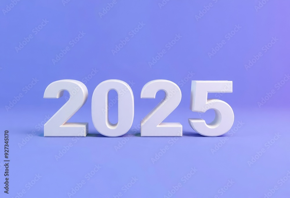 text 2025 background 3d rendering, ai text 2025 background 3d rendering, ai