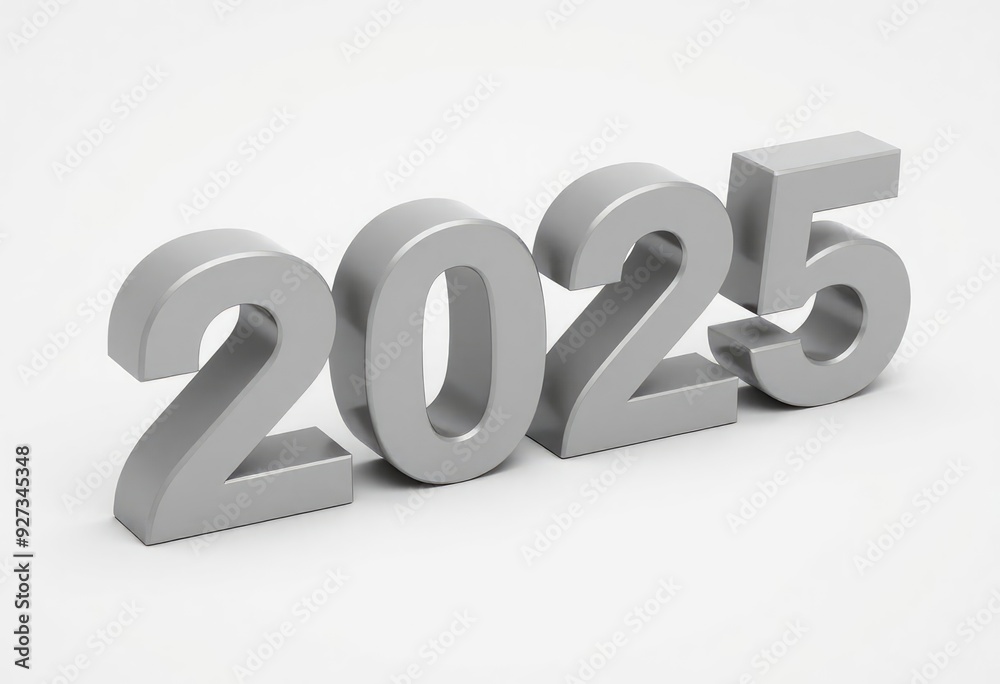 text 2025 background 3d rendering, ai text 2025 background 3d rendering, ai