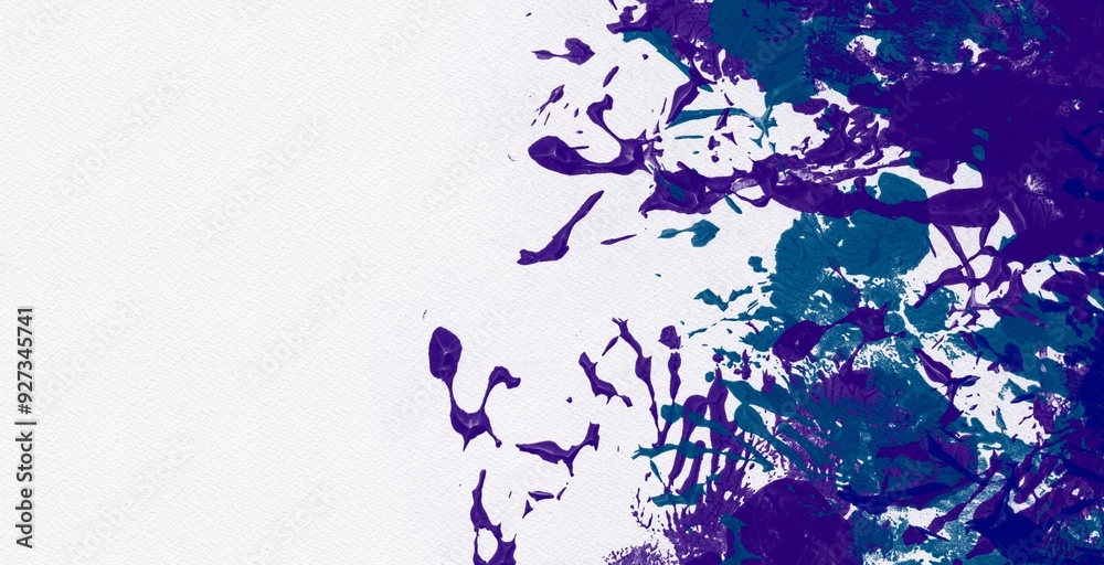 Fototapeta premium abstract splash paint with paper texture ink design color wallpaper background