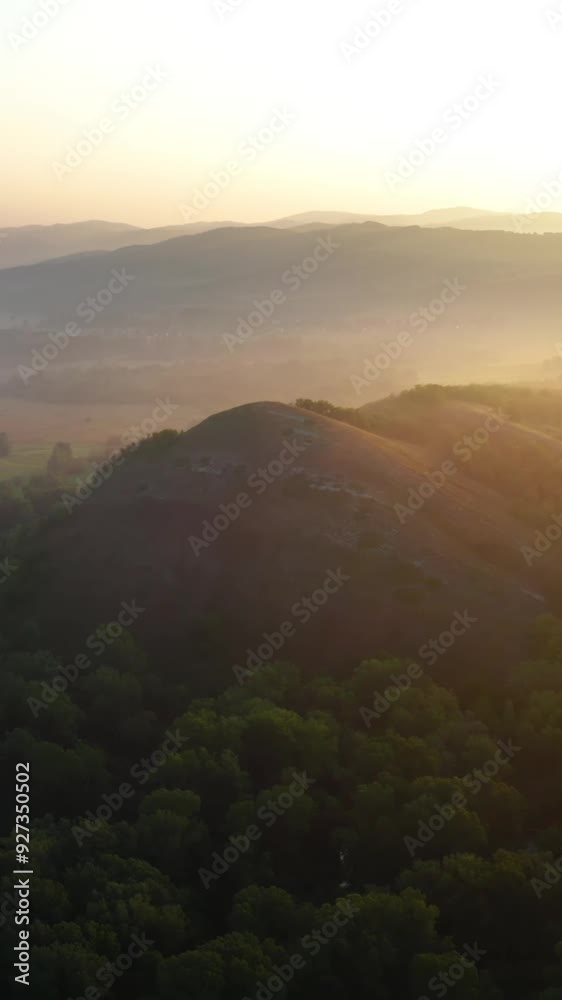 Aerial view of rural area during summer Aerial view of rural area during summer