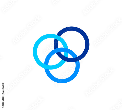 Circle Link Logo Vector