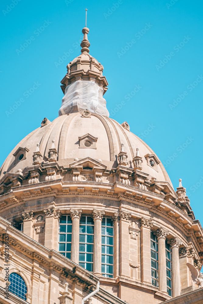 Barcelona: Historic Monuments and Architecture Under Blue Skies