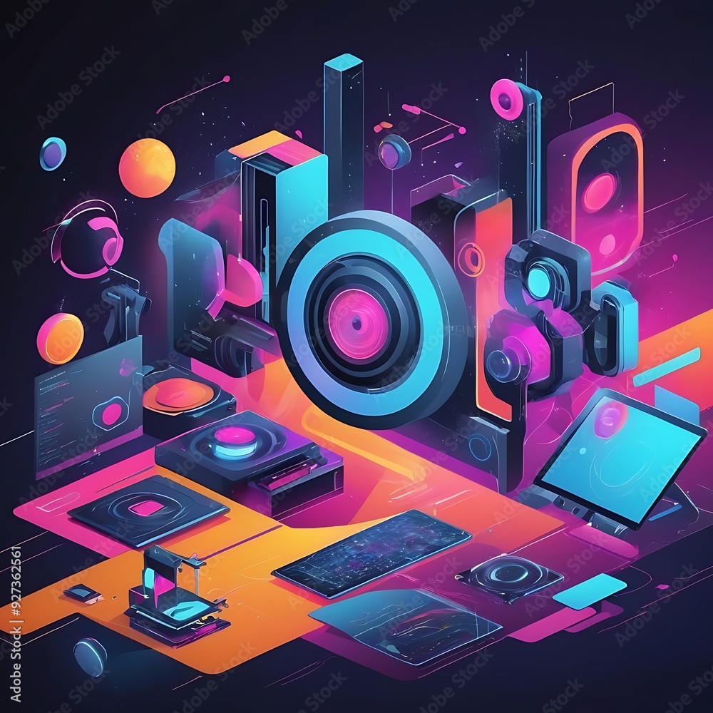 Dynamic modern technology animation background, background of cyber cyberspace technology web futuristic background, worldwide technology concept Dynamic modern technology animation background, background of cyber cyberspace technology web futuristic background, worldwide technology concept