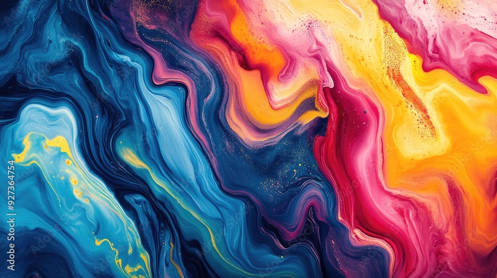 Soft pinks and purples flow together in a delicate and calming abstract fluid art pattern. Soft pinks and purples flow together in a delicate and calming abstract fluid art pattern.