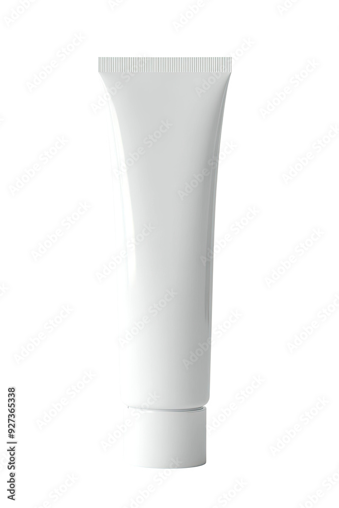 white tube of cream or toothpaste mockup isolated white tube of cream or toothpaste mockup isolated
