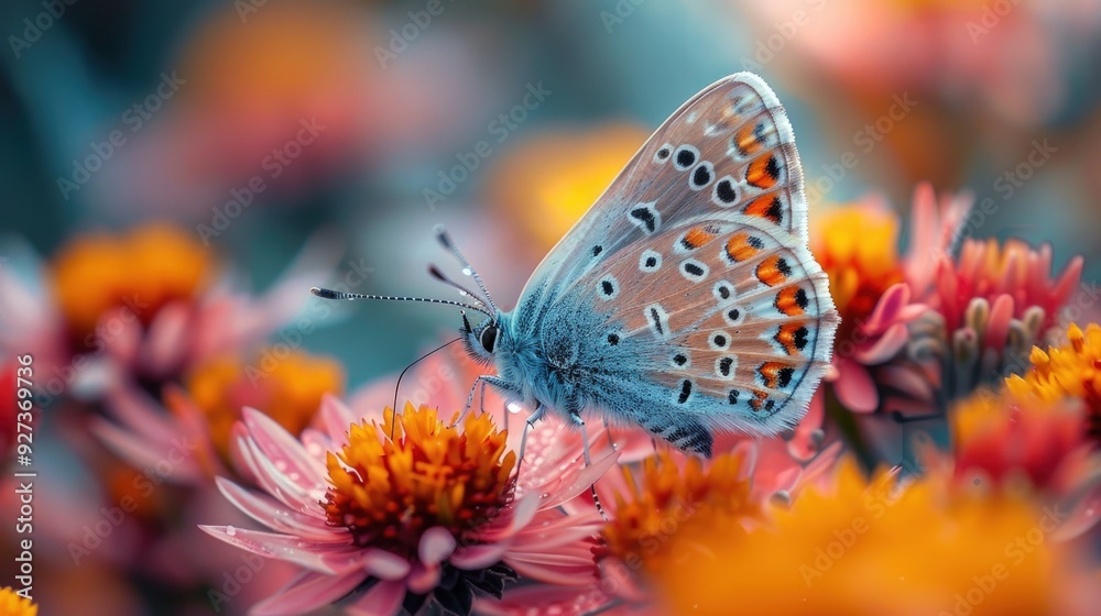 Obraz premium Butterfly on a Flower