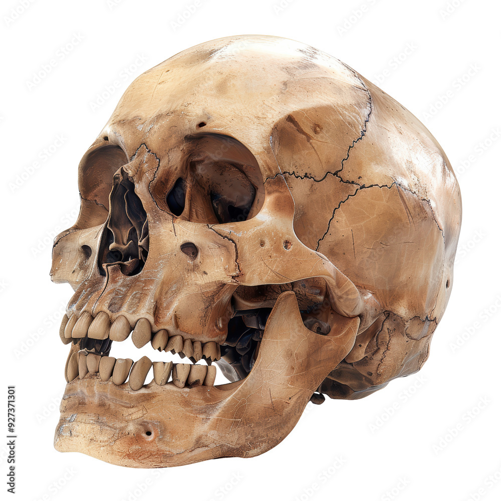 Fototapeta premium Human Skull Side View