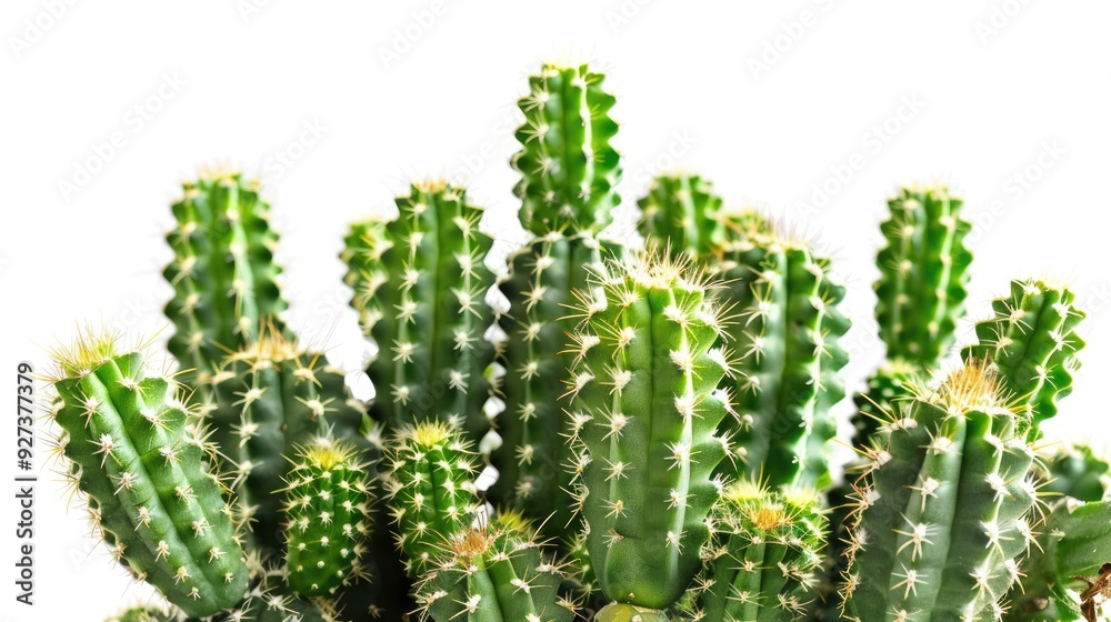 Cactus on a white backdrop Cactus on a white backdrop