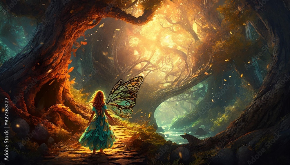 woman in the forest woman in the forest