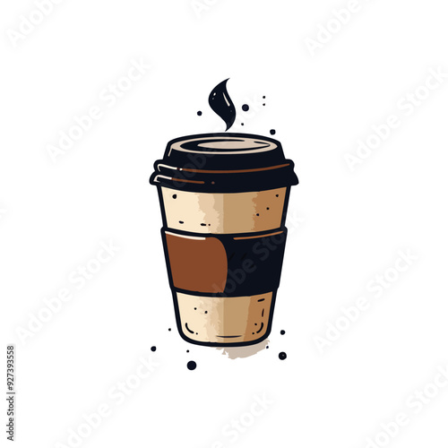 Template of drink cup for your design. 