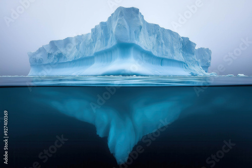 Iceberg Above And Below