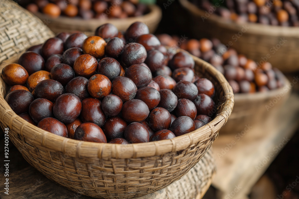 Raw Mandioquinha Or Arracacha In A Bowl Raw Mandioquinha Or Arracacha In A Bowl