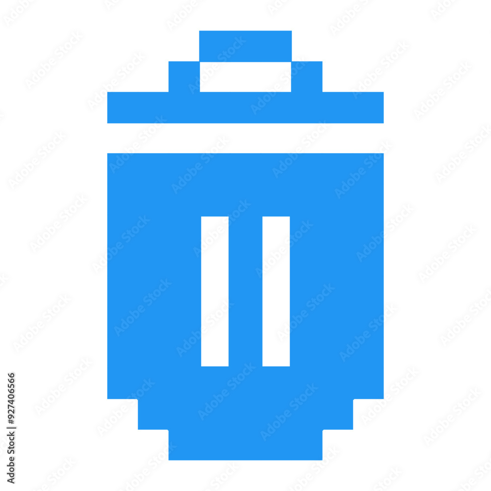 delete icon button pixel art style delete icon button pixel art style