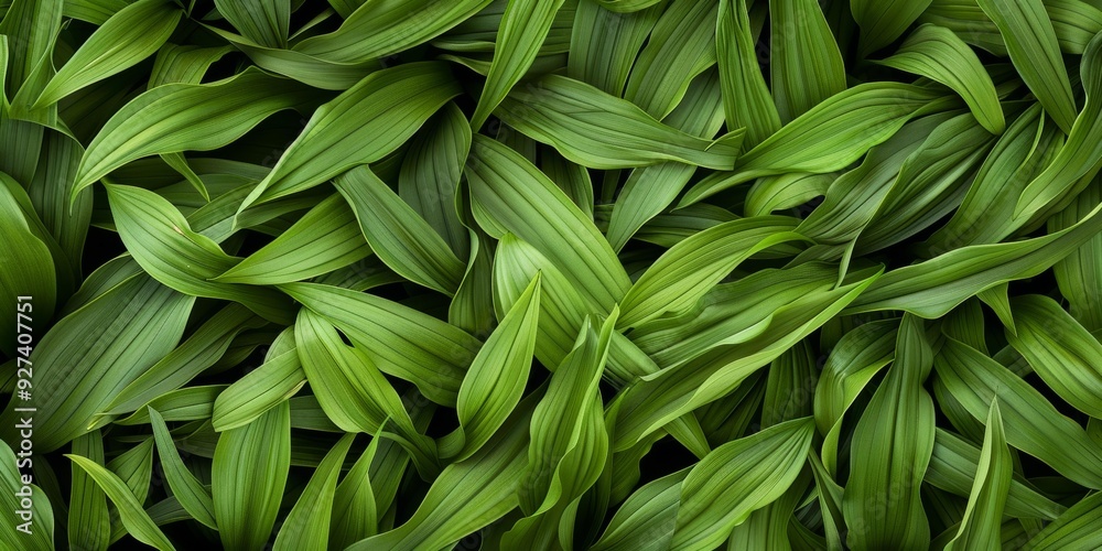 Lush green leaves background with various shapes and sizes, creating a vibrant and tranquil natural setting, perfect for botanical themes or eco-friendly projects. Copy space. Lush green leaves background with various shapes and sizes, creating a vibrant and tranquil natural setting, perfect for botanical themes or eco-friendly projects. Copy space.