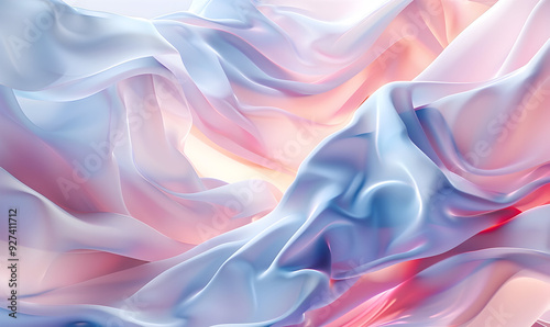 abstract 3d render detail waves and sparkle background