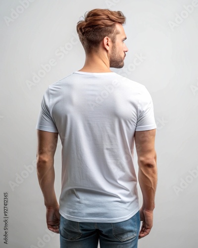 White t-shirt mockup