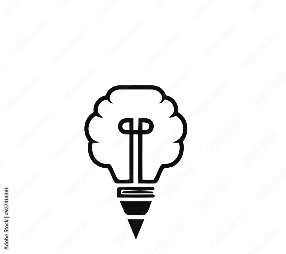 light bulb icon vector