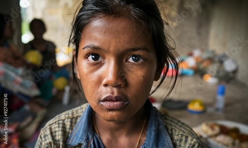 the conditions of poverty and hunger of some people.