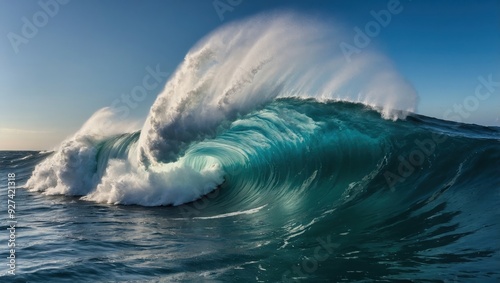 big wave over the sea