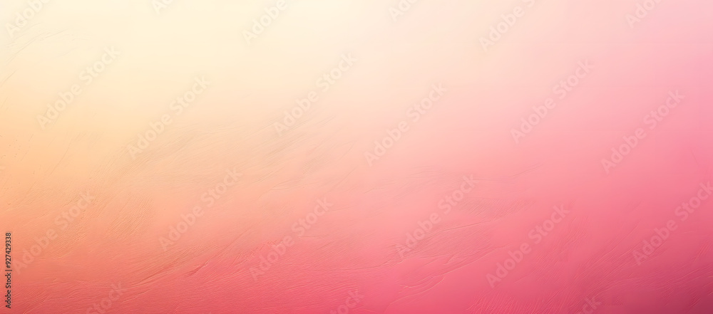 Obraz premium Soft-Focus Pastel Gradient Background Transitioning from Blush Pink to Light Peach, Creating a Warm and Inviting Atmosphere Ideal for Highlighting Lipstick Shades and Textures.