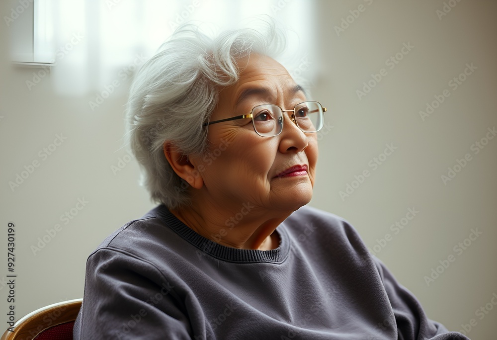 Isolated Senior Caregiver with Mobility Aid on Transparent Background Isolated Senior Caregiver with Mobility Aid on Transparent Background